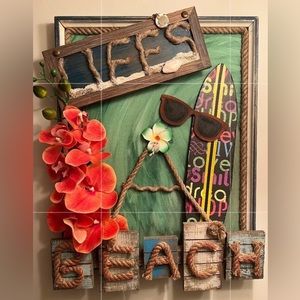 (DONATED) BEACH WALL DECOR